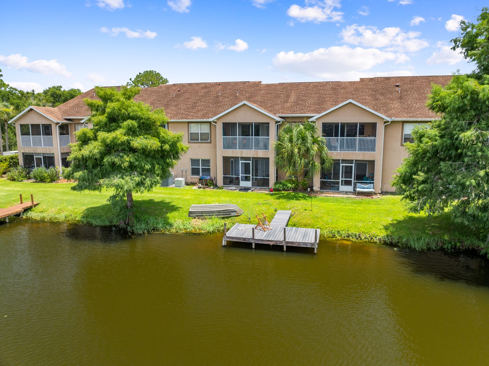 Lakefront and private dock
